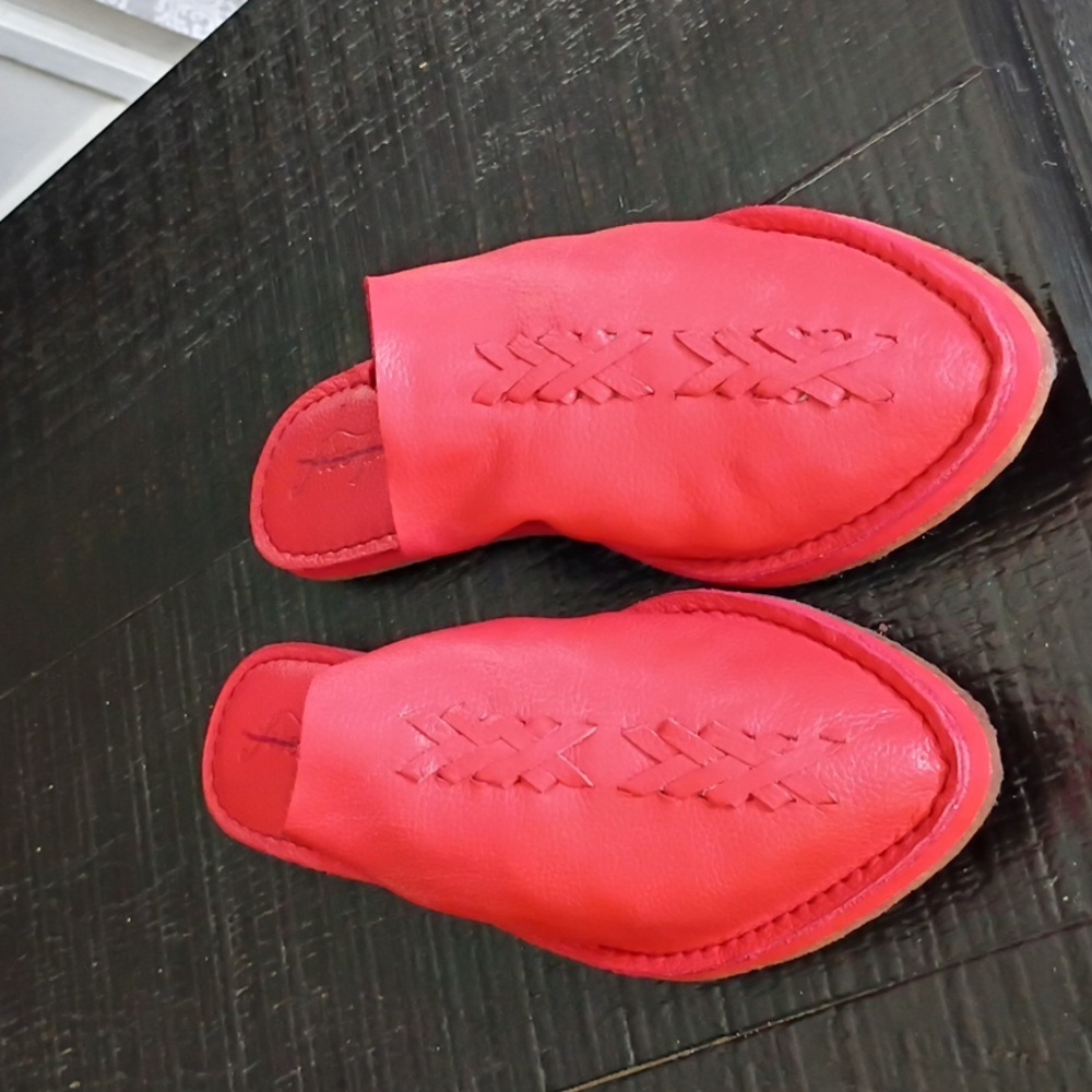 FREE PEOPLE LEATHER MULES FOR WOMEN - Picture 1 of 10